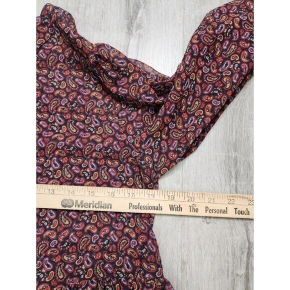 Frances Hart Maternity Dress Paisley Womens Small - Picture 7 of 8